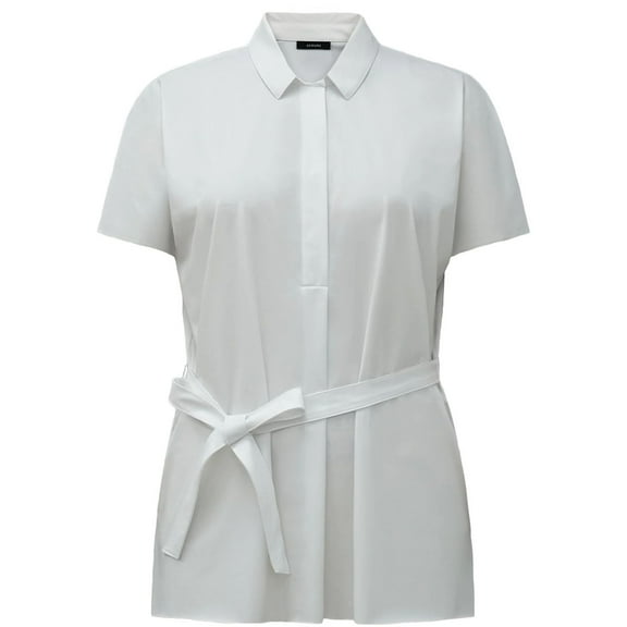 Womens Knit Top Bright Tie Waist Short Sleeve XXL