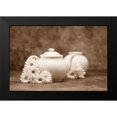 thumbnail image 2 of McNemar, C. Thomas 14x11 Black Modern Framed Museum Art Print Titled - Teapot and Daisies I, 2 of 5