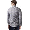 thumbnail image 2 of Hat and Beyond Mens Paisley Printed Premium Dress Shirt Long Sleeve Button Down Slim Fit, 2 of 6