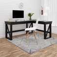 thumbnail image 2 of Crestwood Lift Top L Desk, Black, 2 of 9