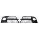 thumbnail image 1 of 1 par de accesorios de cubierta de lámpara de luz antiniebla Suministros de automóvil Parrillas de protección livianas Marco de repuesto para modelos Negro Macarena Fundas de luz de luz de niebla, 1 of 6