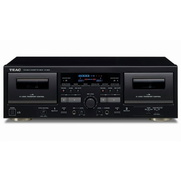 Soporte doble para casetes TEAC W-1200B con control de tono USB