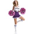 thumbnail image 3 of Mistayd 2 Pack Pompons de Cheerleading avec Poignée Baton pour Sport d'Équipe Danse Enfants Adultes, 3 of 5