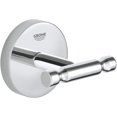 thumbnail image 1 of Grohe 40461001 BauCosmopolitan Robe Hook, Starlight Chrome, 1 of 4