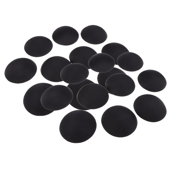 10 Pairs Black Round Bra Insert Breathing Protection Pad Swimsuit Replacement