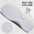 thumbnail image 6 of BNRSHOE Walking Shoes Women's Mesh Sock Casual Sneakers Lightweight Comfy Flats Dark Gray, 6 of 8
