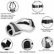 thumbnail image 4 of Bozal de nailon supersuave para perros que evita que ladren y muerdan, con tiras reflectantes, ajustable (plata L), 4 of 5