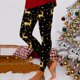 thumbnail image 1 of Mallas con estampado navideño para mujer, pantalones largos de cintura alta, cálidos, a la moda, para Yoga y Navidad, Invierno, 1 of 5
