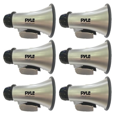 PYLE PMP33SL - Compact & Portable Megaphone Speaker with Siren Alarm Mode & Adjustable Volume Battery Operated