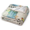 thumbnail image 3 of Bible Verse Religious Throw Blanket Christian Gifts for Women Girls Ultra Soft Cozy Plush Scripture Hummingbird Flannel Fleece Flower Floral Blankets Lightweight Fuzzy Warm Party Blanket 60"x50", 3 of 6
