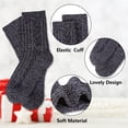 thumbnail image 2 of PUMIER 5 Pairs Wool Socks for Women Stocking Stuffers Gifts Winter Warm Hiking Crew Boot Socks, 2 of 5