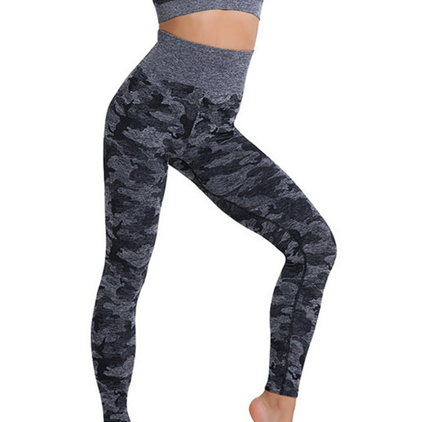 Femmes Taille Haute Pantalons de Yoga Sport Fitness Running Gym Leggings Élastiques