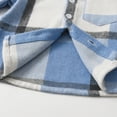 thumbnail image 5 of NAFUU Toddler Baby Boys Clothes Long Sleeve Tops Plaid Button Down Hooded Shirts Pants Fall Winter Outfits Casual Gentleman Outfits Stylish Boys Sets 18-24 Months, 5 of 7