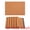 Orange, variant on Unique Bargains 6pcs Faux Leather Placemats for Kitchen Light Gray 16.9"x11.8"