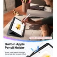 thumbnail image 6 of Fintie Vertical Stand Case for iPad 11th Generation 11-inch (A16, 2025) & iPad 10th Generation 10.9-inch (2022) – Magnetic Multi-Angle Case with Clear Back & Pencil Holder, Black, 6 of 8