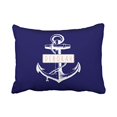 thumbnail image 1 of RYLABLUE Vintage Cool Chic Anchor Navy Blue Nautical Reversible Customized Polyester 20 x 30 Inch Rectangle Throw Pillow Covers With Hidden Zipper Home Sofa Cushion Decorative Pillowcases, 1 of 1