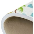 thumbnail image 6 of Coolnut Lightweight Soft Area Rugs, 80 x 58 inch（6'8" x 4'10"） Giraffe Palm Trees Floor Mat for Kids Playing Room Hardwood Floor Living Room Nursery Rugs, 6 of 6