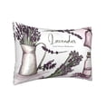 thumbnail image 2 of Disketp Lavender Herbs And Plants Satin Pillowcase For Hair And Skin - Satin Pillow Cases Standard Size 20x30 Inches With Zipper,Gifts For Women Men, 2 of 8