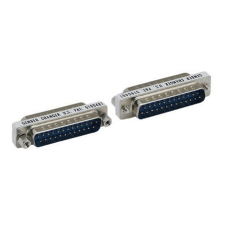 - Kentek Mini DB25 25 Pin Male to Male M/M Parallel Serial Printer Port Mini Adapter Gender Changer Coupler RS-232 Straight Through