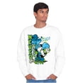 thumbnail image 4 of Popeye Never Quits Asian Inspired Men Big & Tall Sweatshirt Brisco Brands 5X, 4 of 5
