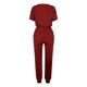 thumbnail image 5 of Puntoco moda mujer verano sólido botón casual manga corta top+pantalón conjunto liquidación Puntoco Puntoco-3968, 5 of 5