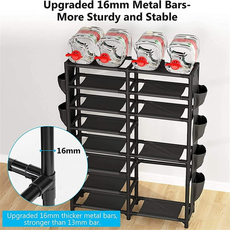 Dropship 7 Tiers Plus 5 Tiers Shoe Rack Metal Shoe Storage Shelf