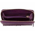 thumbnail image 2 of Joe's Women Zip Around Clutch Wallet Tassles - Bronco Purple, 2 of 3