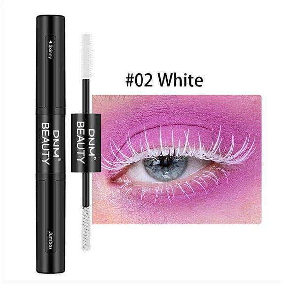 Magik 1-2Pcs Dual Head 4D Silk Fiber Eyelash Extension Colorful Waterproof Mascara