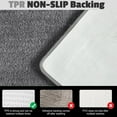 thumbnail image 4 of Yafa Home Fashion 2 Piece Solid Microfiber Soft Bathroom Rug Set, Non-Slip TPR Backing, 4 of 6