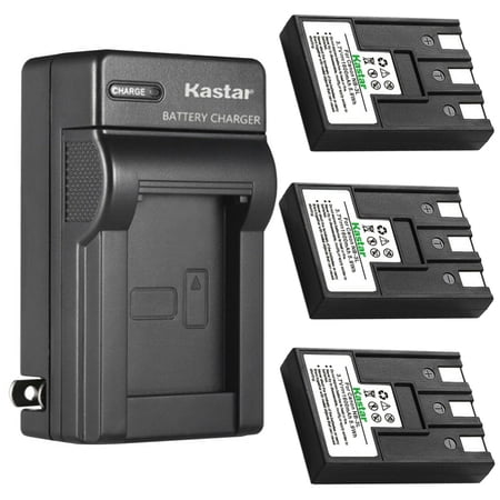 Kastar 3-Pack Battery and AC Wall Charger Replacement For Canon IXY Digital D30 IXY Digital D30a IXY Digital D53Z IXY Digital L IXY Digital L2 IXY Digital L4 PowerShot SD10 PowerShot SD100