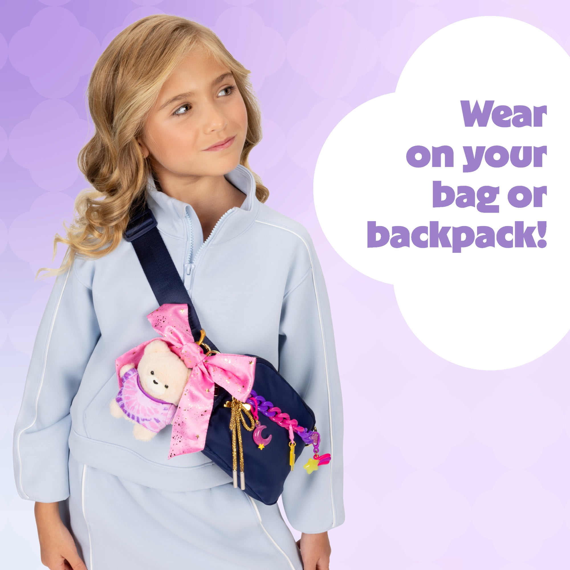 Charming Bag Charms Stargazing Set with Plush Teddy Doll & Accessories, 5+ Years