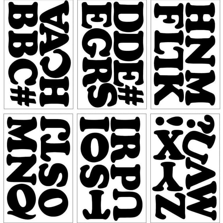 Jolee's Iron-On Letters 1.5 inch-Black