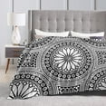 thumbnail image 5 of ZNDUO Lightweight Microfiber Bed Blanket, Vintage Abstract Aztec Pattern Super Soft Flannel Cozy Throw Blankets, 40"x30", 5 of 8