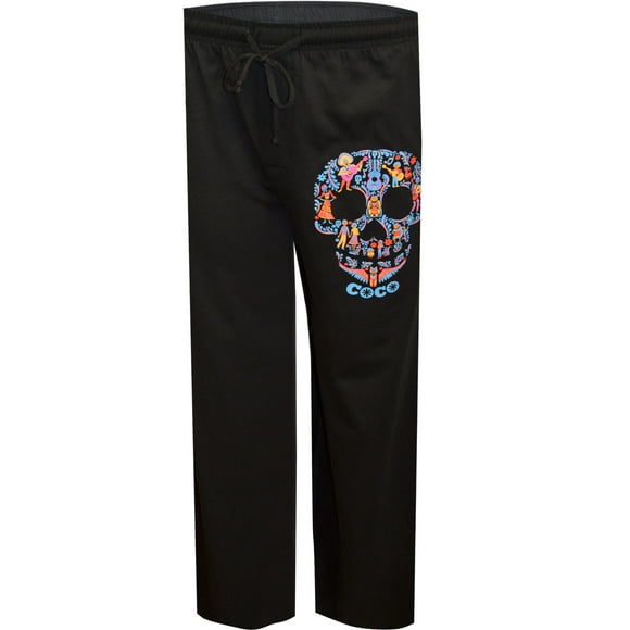 MJC Mens Disney Pixar Coco Sugar Skull Cotton Lounge Pants (X-Small)
