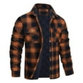 thumbnail image 6 of LEEYNEER Men‘s Thicken Plaid Flannel Jacket Big&Tall Winter Warm Quilted Lined Button Down Coat Casual Long Sleeve Regular Fit Outwear, 6 of 6