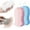 Pink & Blue, variant on Magic Exfoliating Bath Sponge, New Magic Exfoliating Body Scrubber for All Skin Types, 3D Super Soft Exfoliating Bath Sponge for Friendly Reusable, Adults Women and Men (Pink & White)