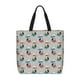 thumbnail image 1 of Balery Skiing penguin Bolsa de Mano para Mujeres con Cremallera, Bolsa de Gimnasio con Compartimentos, Bolsa para Laptop, Bolsa para Trabajo, 1 of 7
