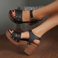 thumbnail image 4 of WILLBEST Sandalias De Verano Para Mujer, De Tacón Alto, Cómodas, Informales, Elegantes, Con Punta Abierta, Para Vacaciones, Trabajo, Citas., 4 of 8