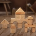 thumbnail image 3 of Milaget 20Pcs Wooden Building Blocks Set Motor Skills Puzzle Toys Educational Toys Shape, 3 of 9