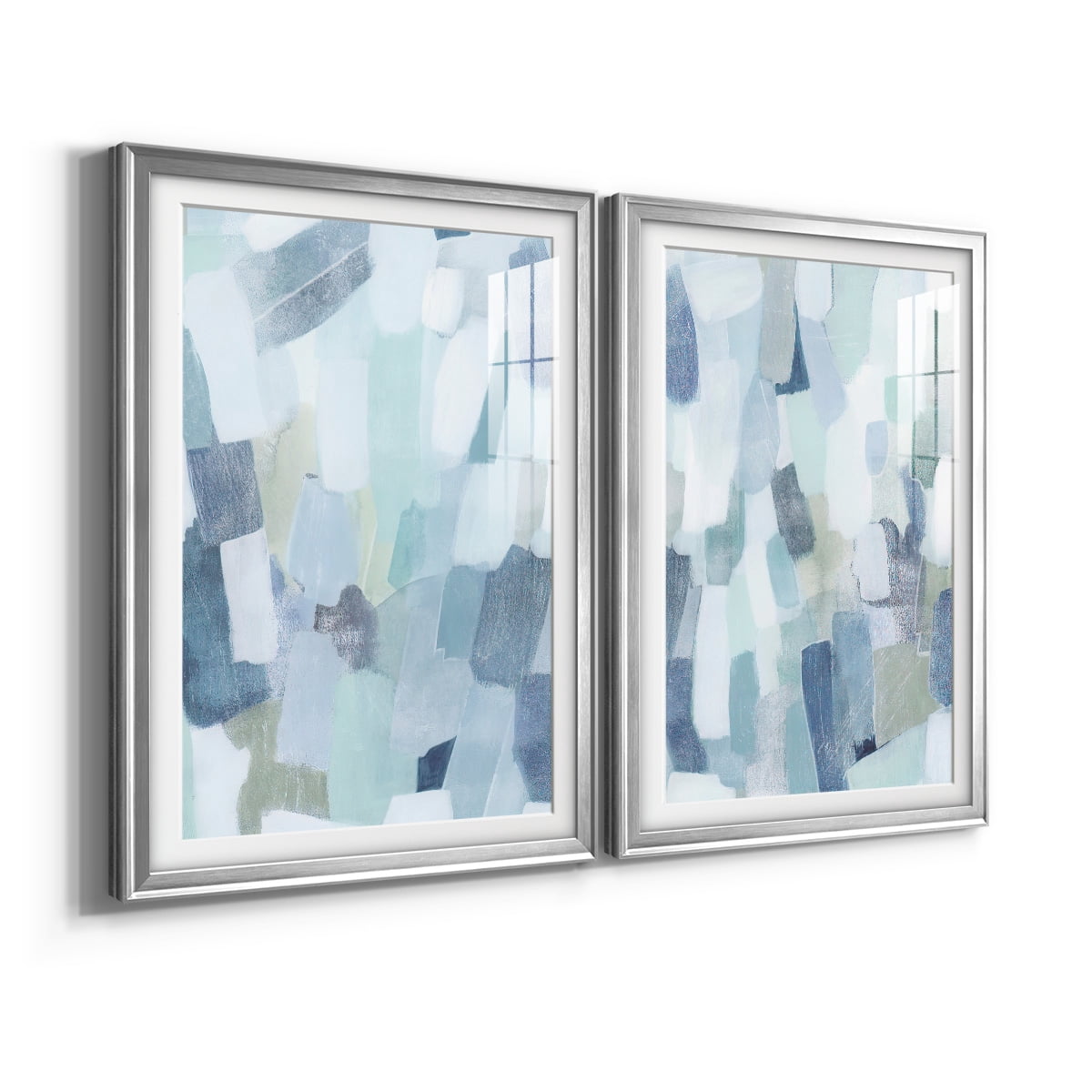 Wexford Home Dusky Gale I Premium Framed Print, 22.5" x 30.5" - Ready to Hang, Silver (Set of 2)