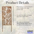 Handmadetneonsign Forest Rusted Metal Privacy Panel, Forest Garden ...
