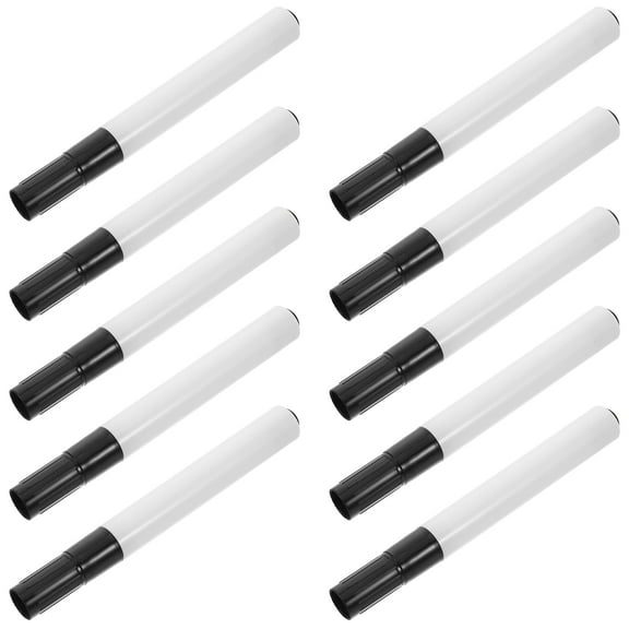 Luxshiny 10Pcs Refillable Blackboard Pens Multi Color Dry Erase Markers Smooth Writing Supply