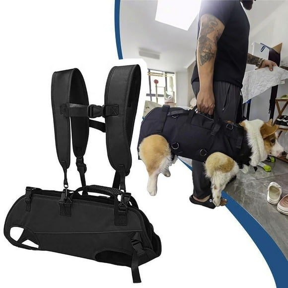 Animal de Compagnie pour Chiens, Écharpe Horizontale Ajustable de Voyage, Portable, Soutien avant pour Activités de Plein Air, Randonnée, Vélo, Bicyclette, Utilisation en Moto