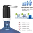 thumbnail image 4 of 5 Gallon Jug Portable Water Dispenser, Water Bottle Pump 5 Gallon Water Dispenser, USB Charging Drinking Water Dispenser, 4 of 6