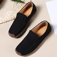 thumbnail image 6 of Loafers for Women Comfortable Business Casual Shoes Womens Dressy Slip On Office Work Flats Shoes Women's Solid Color Round Toe Penny Shoes, 6 of 9