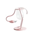 thumbnail image 1 of Kmbangi Vase Hydroponique Flamant Rose, Fer Forgé Rose, Récipient en Verre, 1 of 5