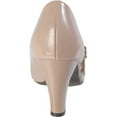 thumbnail image 3 of Brinley Co. Women's Medium and Wide Width Mary Jane Patent Leather Pumps, 3 of 7