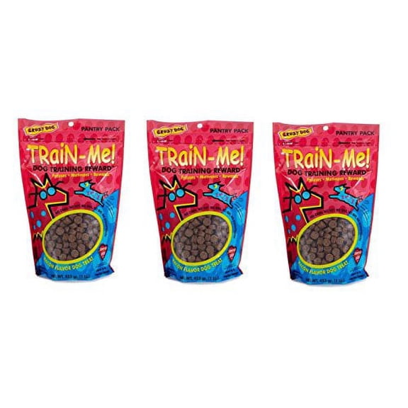 Dog Training Treats Bacon Flavor 16 Oz Packs Teaching Reward Bulk Available (Three Packs)