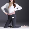 thumbnail image 7 of jsaierl Women's High Waisted Fleece Lined Yoga Leggings Winter Warm Thermal Plush Workout Running Tights, 7 of 7