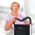 thumbnail image 3 of MGrip Adjustable Contoured Bed Rail With Multiple Gripping Positions, Black/White, 3 of 3